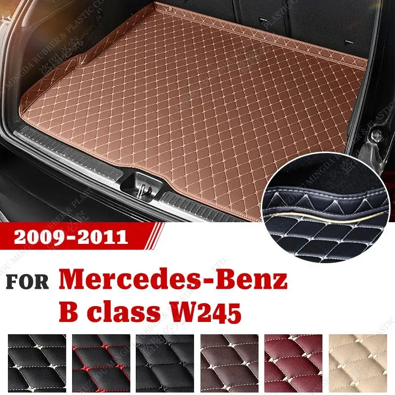 

LUTEHIL Car Trunk Mat For Mercedes-Benz B Class W245 2009 2010 2011 boot Carpet 3D Surrounding Design Interior Accessories