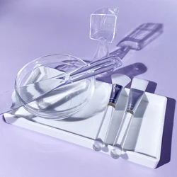 DIY Facial Mask Set - Portable Skincare Kit with Mixing Bowl, Soft Applicator Brushes, and Deep Cleansing Tools (Set A - 6pcs)