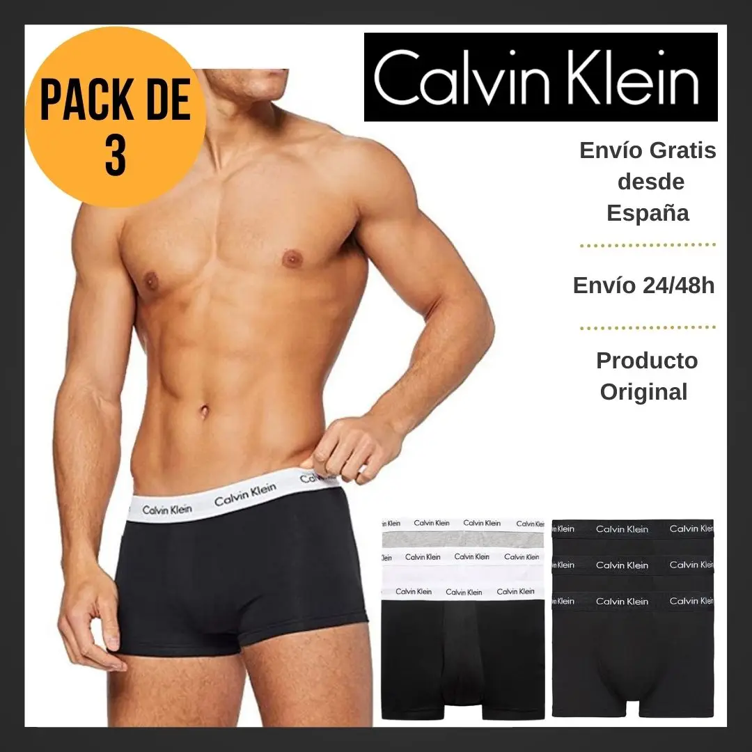 Calvin Klein pack of 3 Boxers mens tripack Boxer CK, U2664G - AliExpress