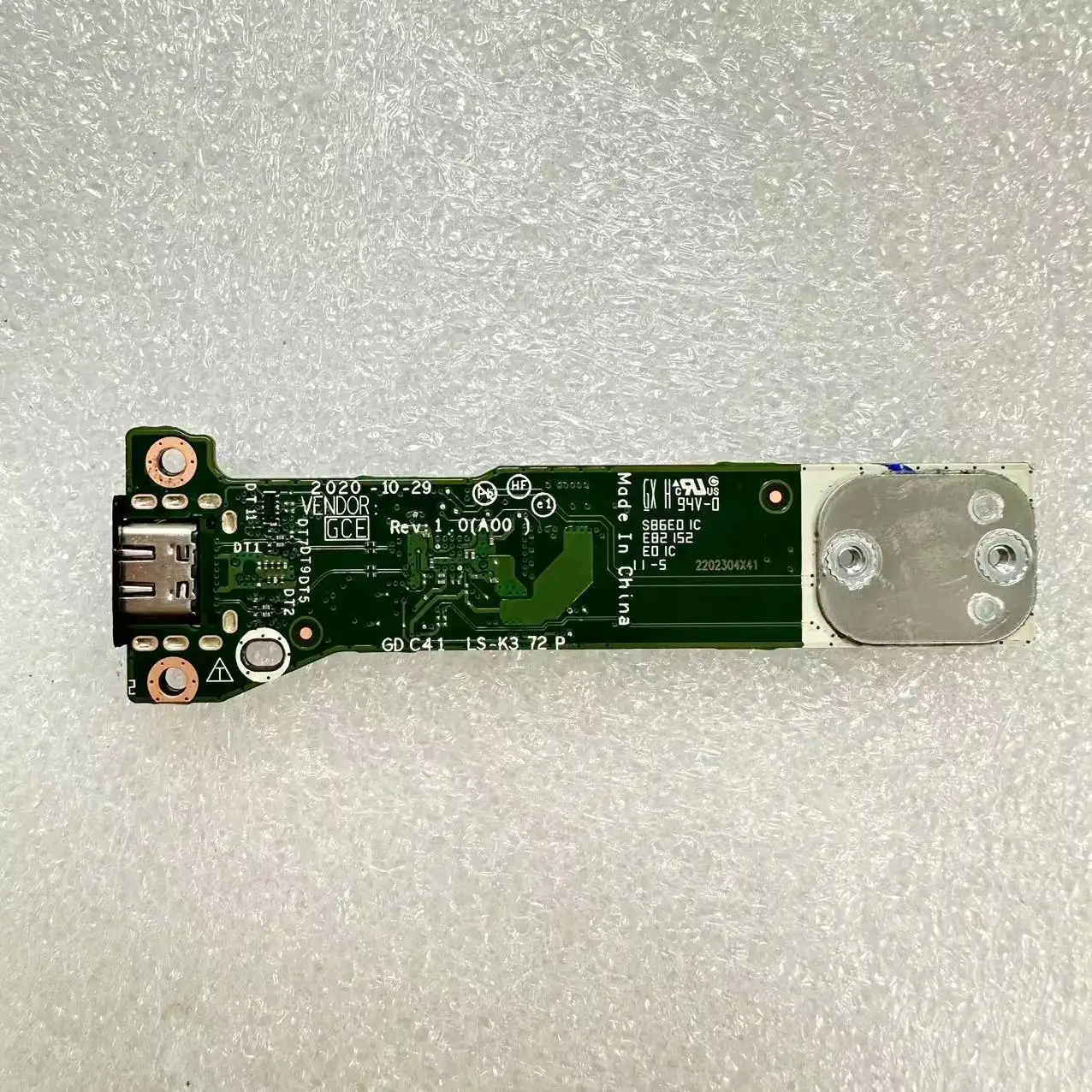 

Для DELL Latitude 7420 P135G USB-C Type-c IO Board CN-0VY00G 0VY00G VY00G Оригинал 100% протестирован