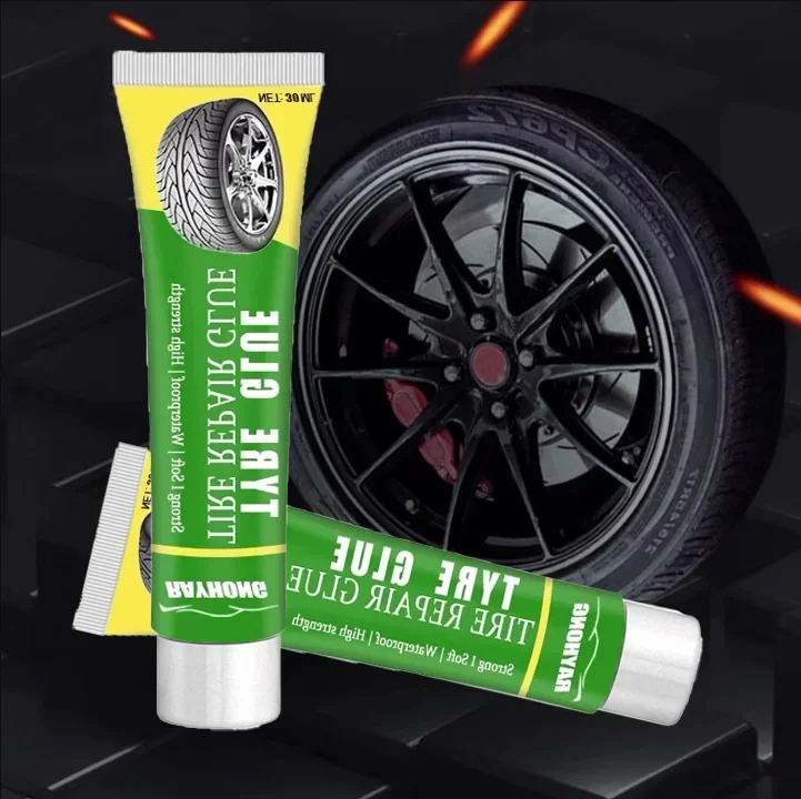 Instant Tire Repair Glue Kit 24-Hour Fast-Acting DIY Tool for Cars