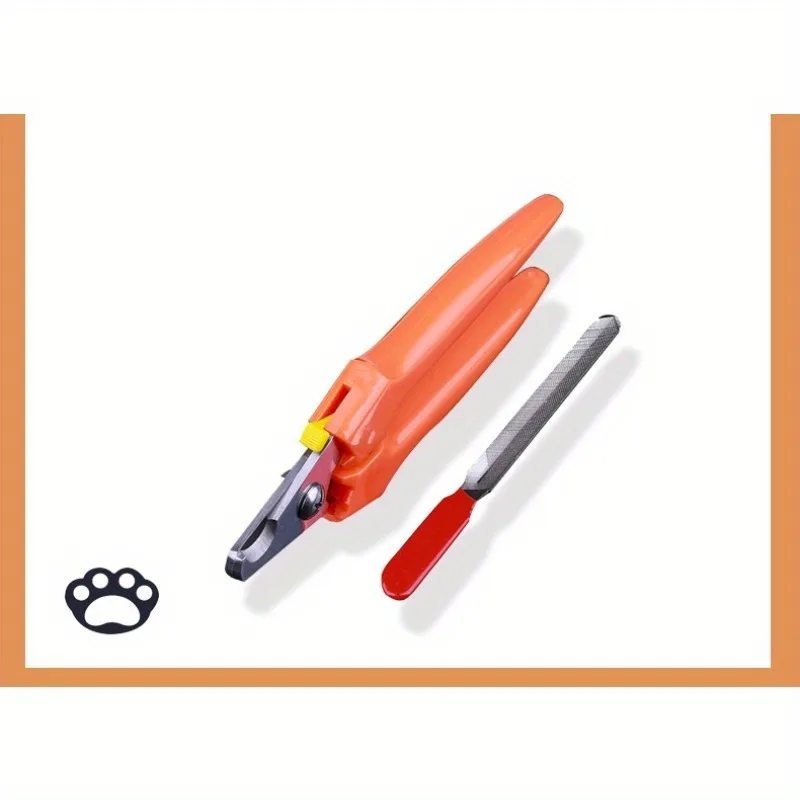 Stainless Steel Bird Nail Clipper for Parrots and Small Pets-Ergonomic Grooming Tool with Black Handles & Red Rings