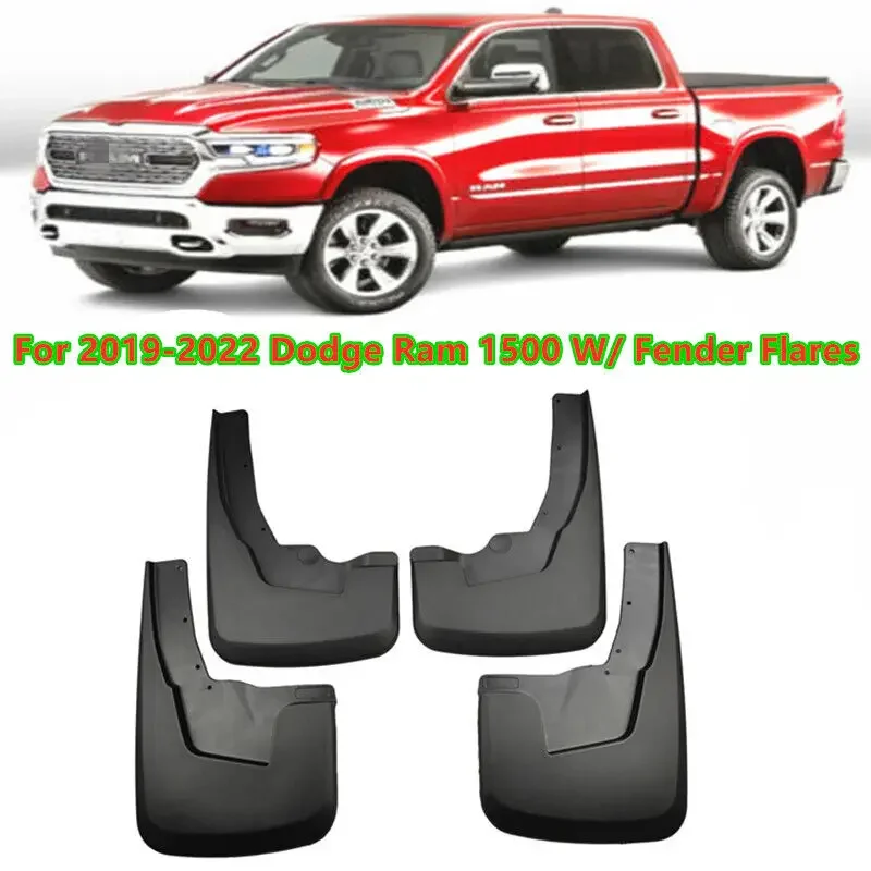 

4 шт., автомобильные щитки-Брызговики для Dodge Ram 1500 2500 3500 2019 2020