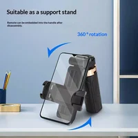 Super Mini Selfie Stick Portable Phone Holder Shooting Aid Versatile Integrated Design Bluetooth Remote Handle Selfie Sticks - Image 4
