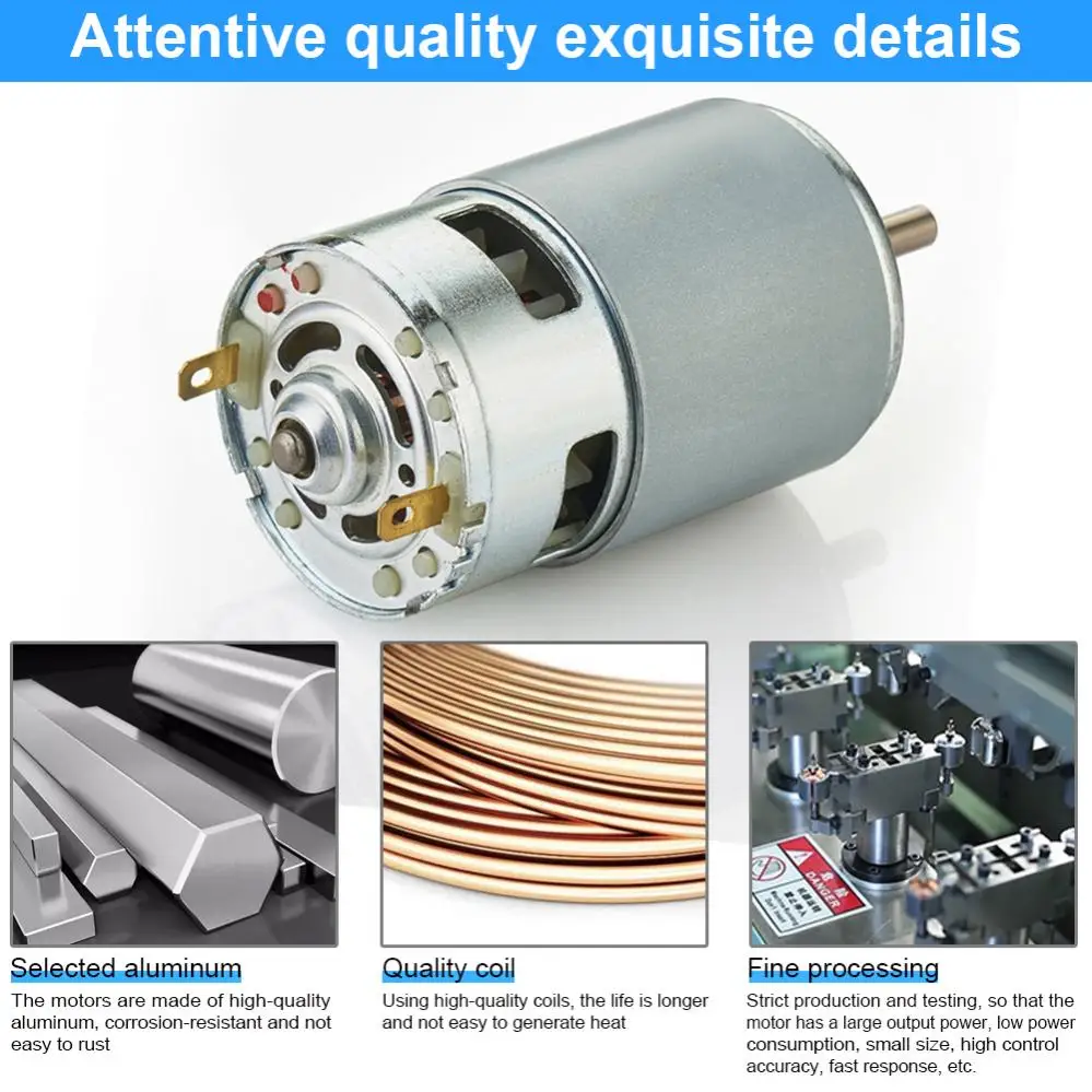 Motor DC para Chave de Fenda, Circular,