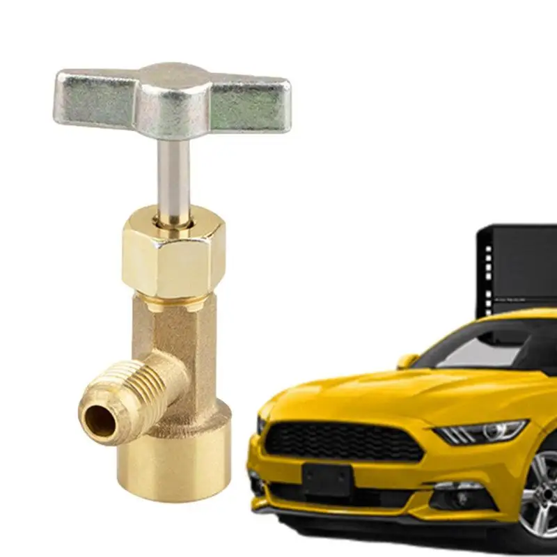 134A Can Tap Ac Can Tap R134A Refrigerante 1/2 Accharging Tubi Raccordi Adattatore Lega Stile Foratura Connettore Tubo Aria