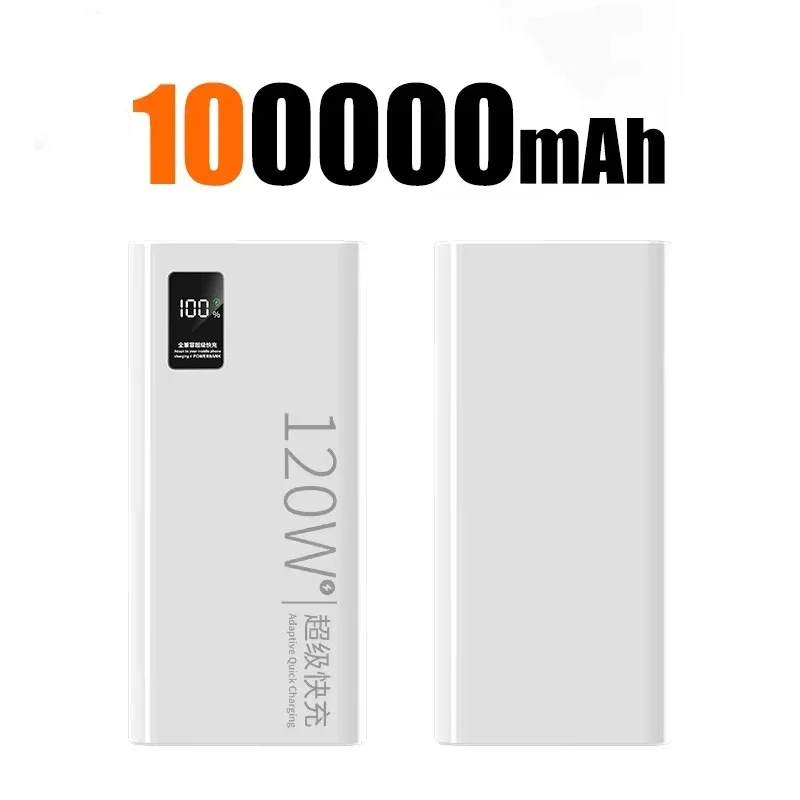 White 100000mAh