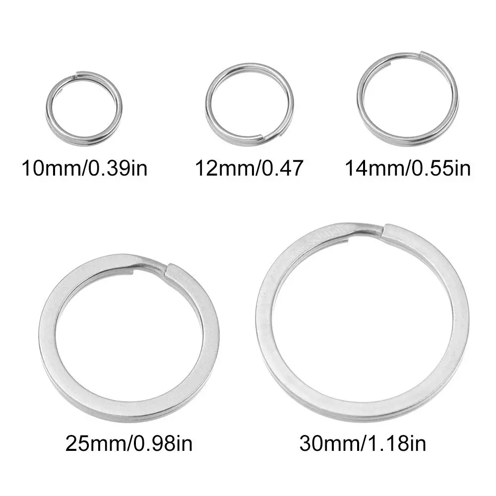 TONYFY 4 Pièces/7 Porte-clés En Titane, Porte-clés Multi-taille, Porte