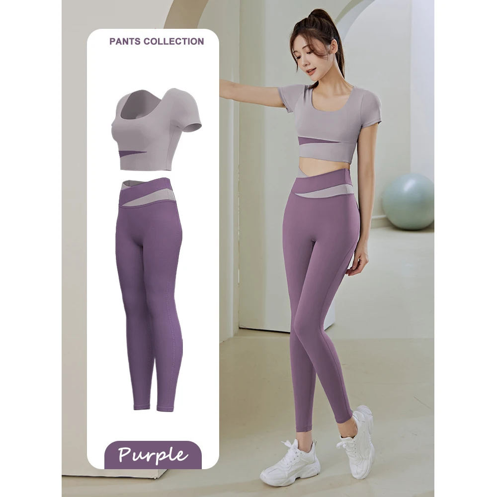 XDSP Conjunto Deportivo Mujer Pantalones De Yoga Súper Elásticos Deporta  Ropa Chándal Leggings de Fitness Hacer Ejercicio en el Gimnasio: :  Moda