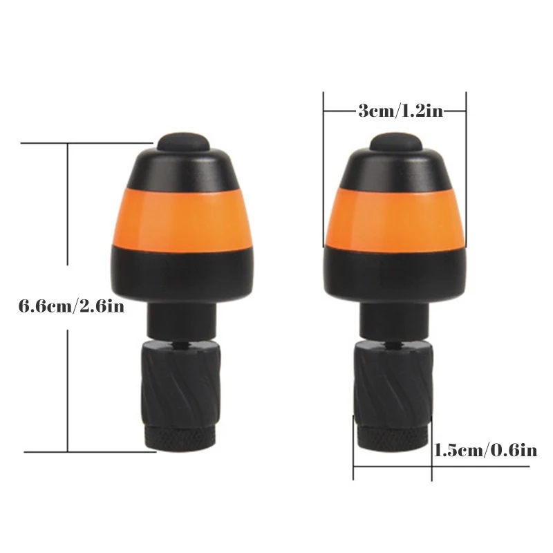 Bicycle Handlebar Light Bar End Safety Warning Light Battery Powered Bike Lamp Cycling LED Bar End Plugs Indicator bicycle accessories,bicycle handlebar,bike handlebar plugs,bicycle handlebar ends