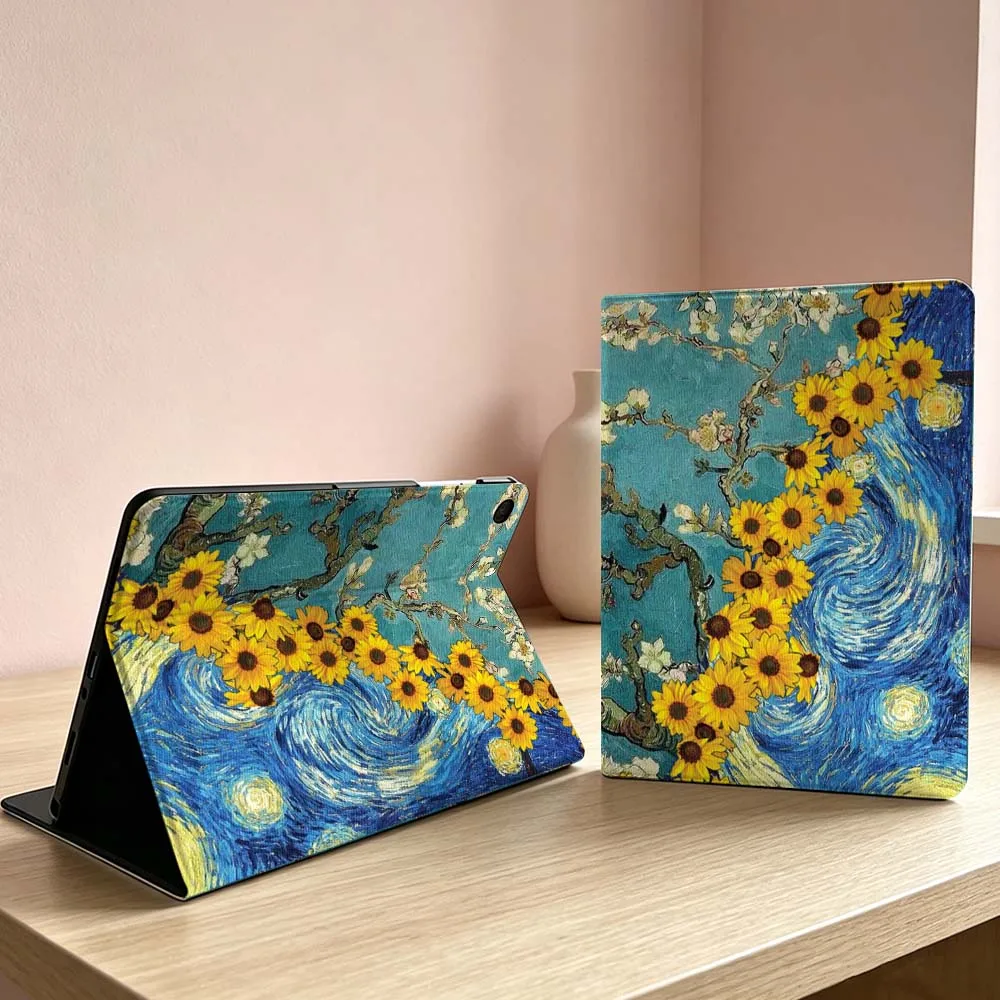 Van Gogh-Inspired Artistic Tablet Case - Soft and Stylish Cover
