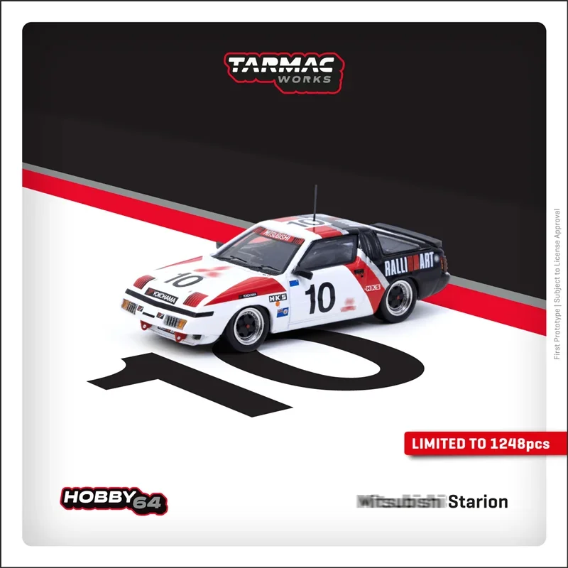 Tarmac Works 1:64 Starion Macao Guia Race 1985 Diecast Diorama Collezione Di Modelli Di Auto In Miniatura Carros Toys