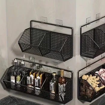 Wall Mounted Kitchen Storage Basket 2