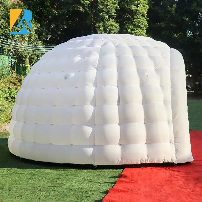 Built 5 Meters White Inflatable Igloo Dome Tent for Party Event Planner Toys