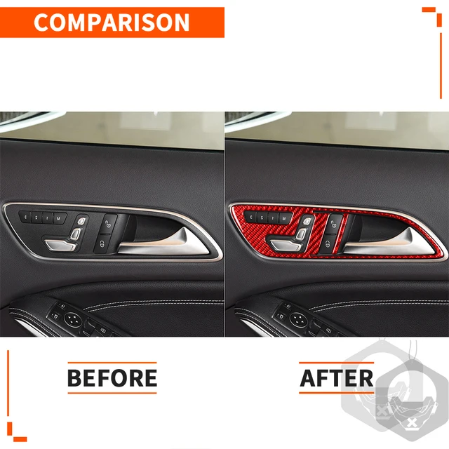 Cubierta Portavasos Mercedes CLA/GLA - Plateado Mate (2012-2017)