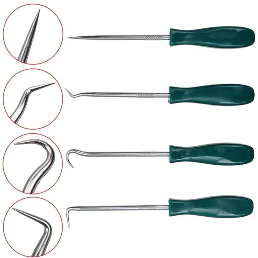 Sealing Repair Tools 4Pcs 135mm Car Auto Oil Seal Screwdrivers Set O-Ring Seal Gasket Puller Remover Pick Hooks