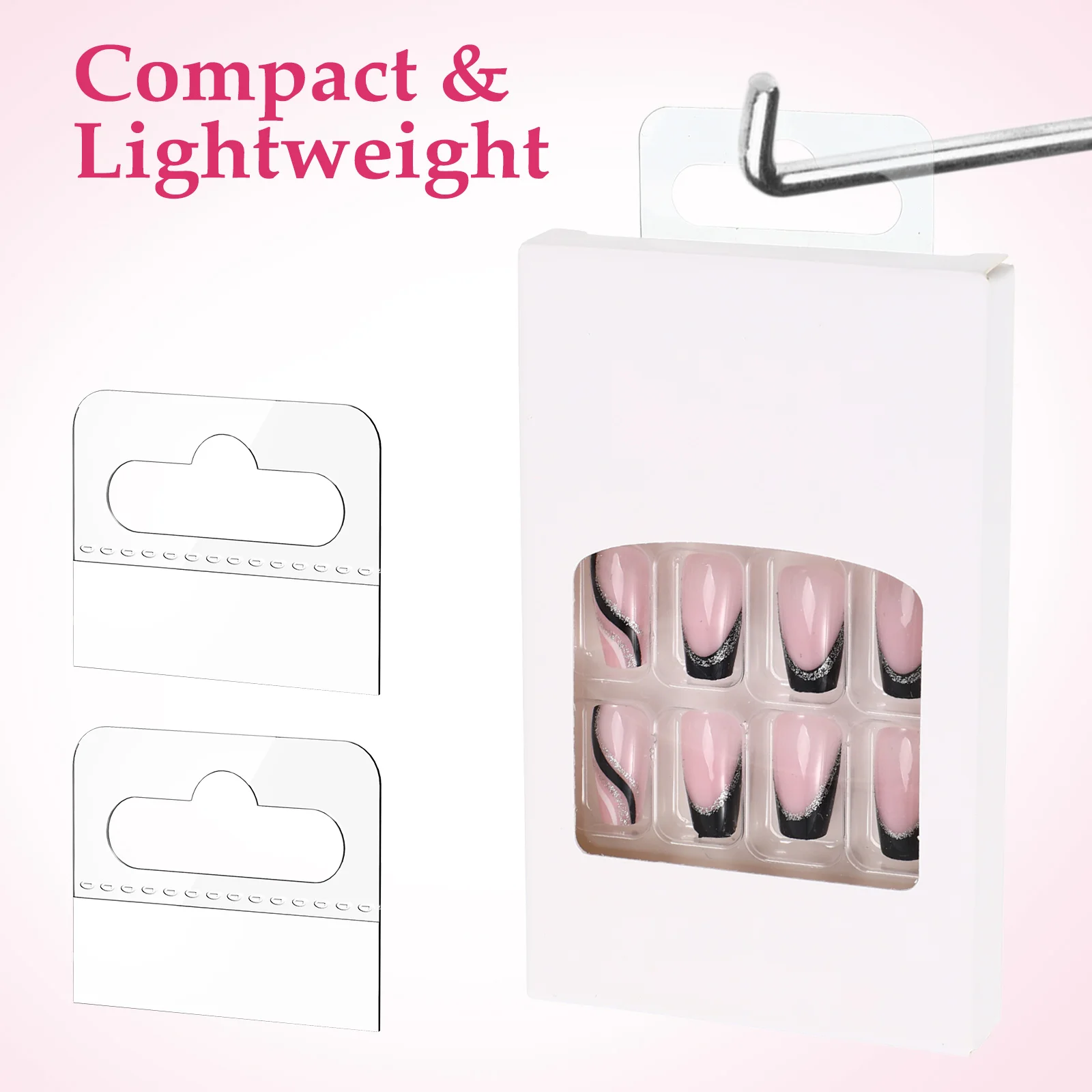 220 Pcs Clear Sticky Tabs Plastic Hooks Self Adhesive Display Hanging Tags For Retail Store And Home Use Hang Tags Retail