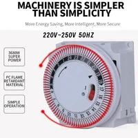 Uniteelec Mechanical Countdown Timer Switch Silent Board Household Countdown Time Switches Socket 24-hours Timer FRK 1