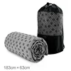183*63cm Portable Anti-slip Sweat-absorbent Yoga Mat Towel Cloth Mat Ultra-thin Yoga Blanket Towel Blanket Workout with Bag 4