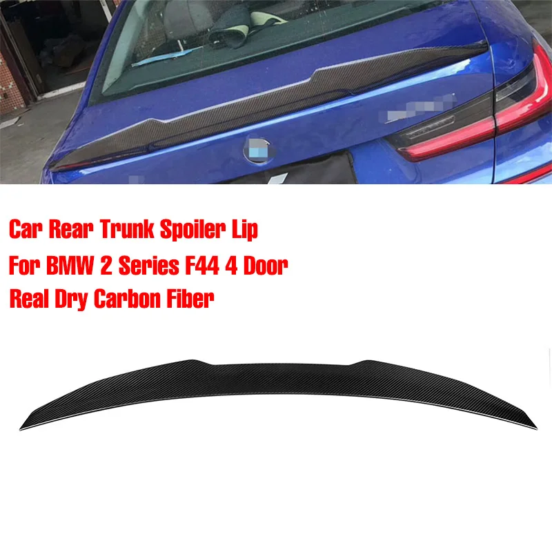 

Real Carbon Fiber Car Rear Trunk Boot Lip Spoiler Wing Lip for BMW 2 Series F44 4Door GC Gran 2020 - 2025 Rear Trunk Spoiler Lid
