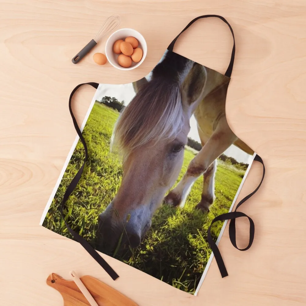 

Horse Grazing Apron christmas painters nail tech supplies Cooking Apron