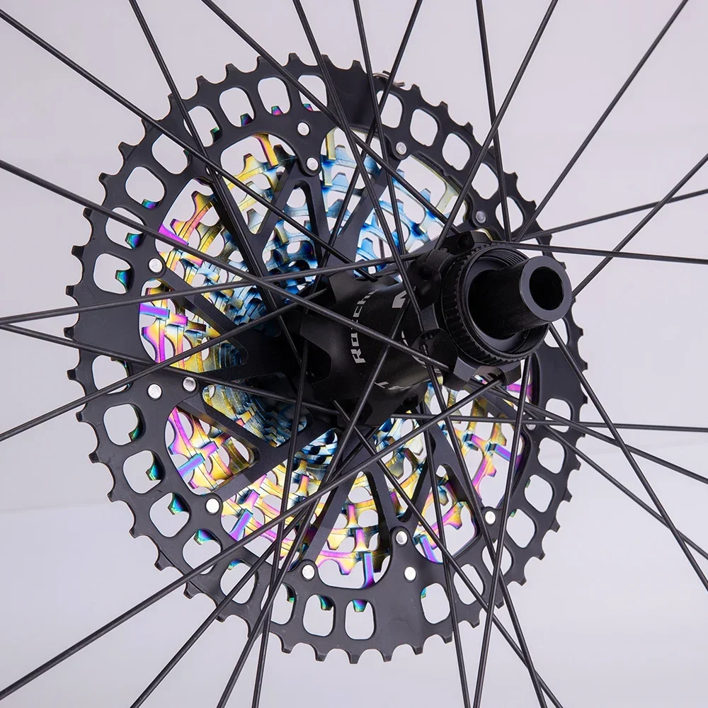 Bicycle Cassette Bicycle Sprocket Gear Bicycle Parts Bike Sprocket Bike Freewheel ZTTO MTB Bike 11 Speed Ultralight Cassette 11s 11-46T Rainbow k7 11V 46T Sprocket 11S 50T Freewheel HG System For GX X1 NX M8000