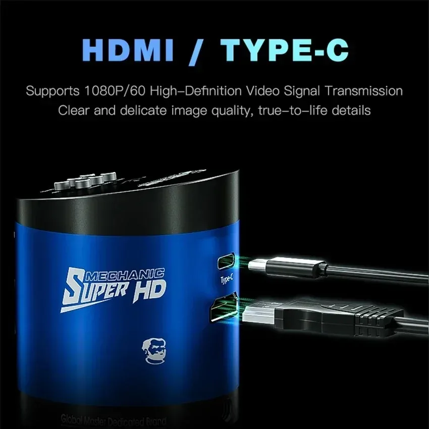 MECHANIC HDMI Camera  MOS 4K Pro / MOS-500 1080P 60FPS Industry Video Trinocular Microscope Camera For PCB Chips Solder Repair 4