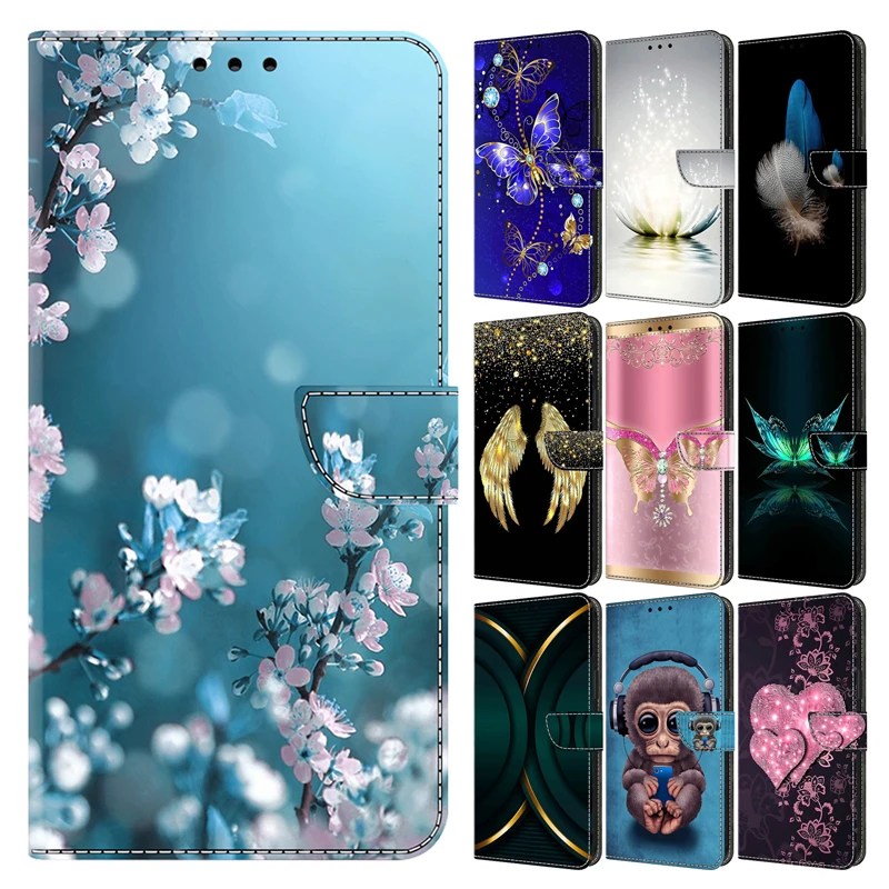 Premium 3D Magnetic Flip Leather Wallet Case