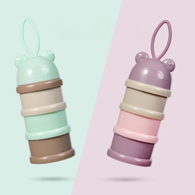 Baby Formula Milk Storage Infant toddler Portable Milk Powder Box Dispenser Food Container Kids Food Storage Snack box