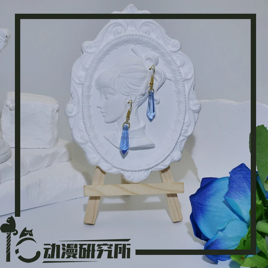

Game Anime Clorinde Genshin Impact Cospaly Costume Ear Stud Ear Clip Earring Set Accessories Jewelry Props Gift