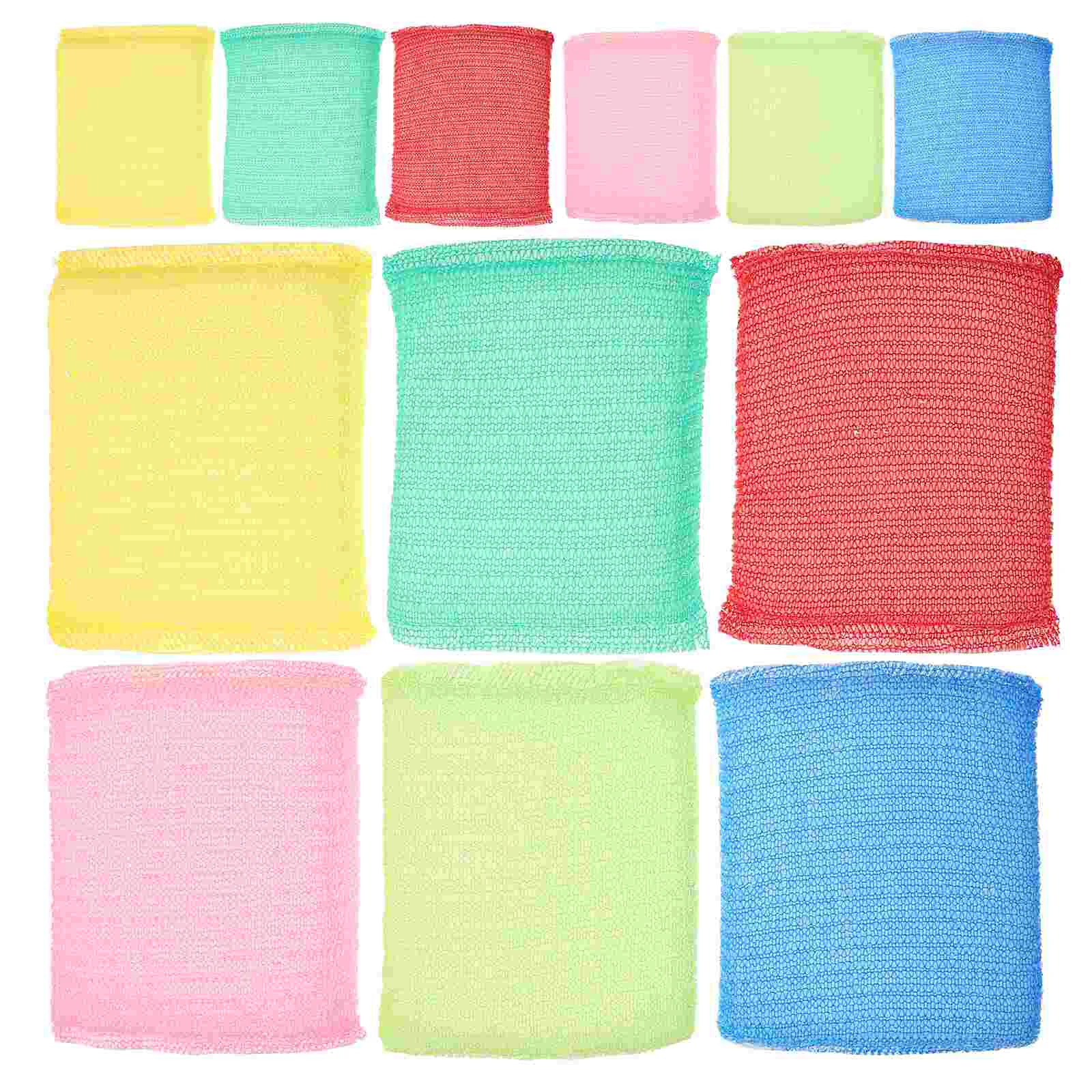 

12 Pcs Kitchen Dish Scrubber Scrubber Scrub Pads for Dishes Sponge Washing Scrubbers Pot Brush Cleaning Supplies