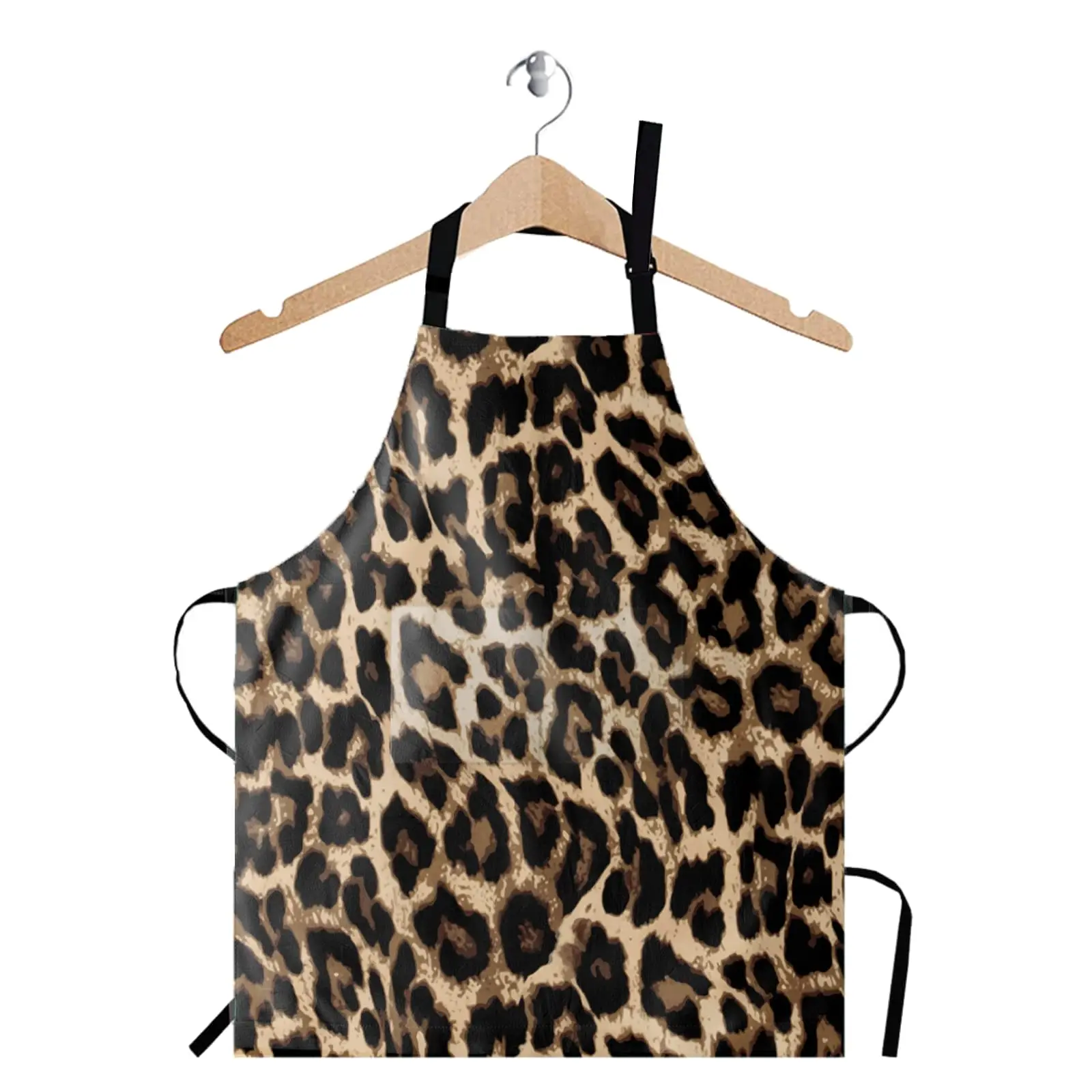 Leopard Skin Aprons for Women with Pockets Cooking, Baking, Kitchen, Chef, Men's Apron 2