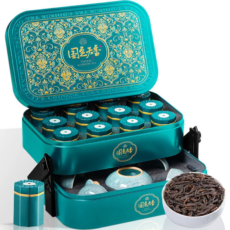 Чай Dahongpao Китай Fujian Wuyi Rock Tea 2022 чай Oolong двухслойный подарочный набор Бесплатный