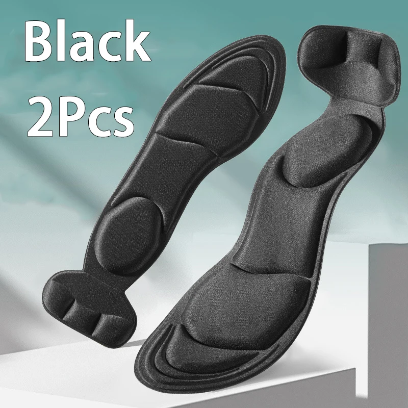 2개/4개 신형 하이힐 편안한 깔창 힐 보호 패드 여성용 플랫 슈즈 발 마사지 깔창 신발 사이즈 조절