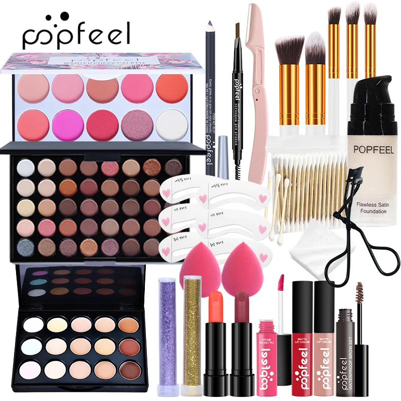 POPFEEL All-in-One Makeup Kit, 3 Set Options, Full Face Cosmetics Set, Beginner-Friendly, Gift For Women 6