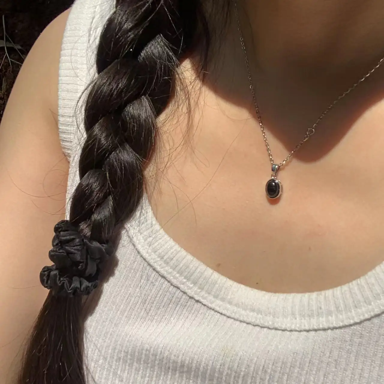 Natural Hypersthene Pendant Necklace Fine Jewelry Handmade Stones Wholesale Healing Energy Gift Lucky Jewelry