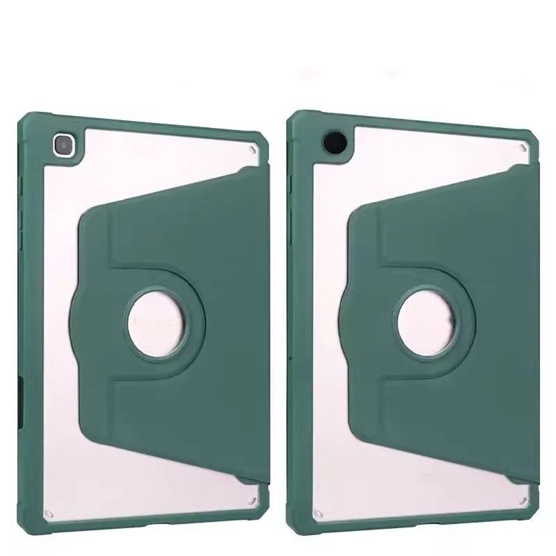 

360° Rotation Acrylic Case For Samsung Galaxy Tab S9 FE Plus 12.4 A9 Plus S9 FE S9 S8 S7 Plus 12.4 A8 10.5 S6 Lite 10.4 Cover