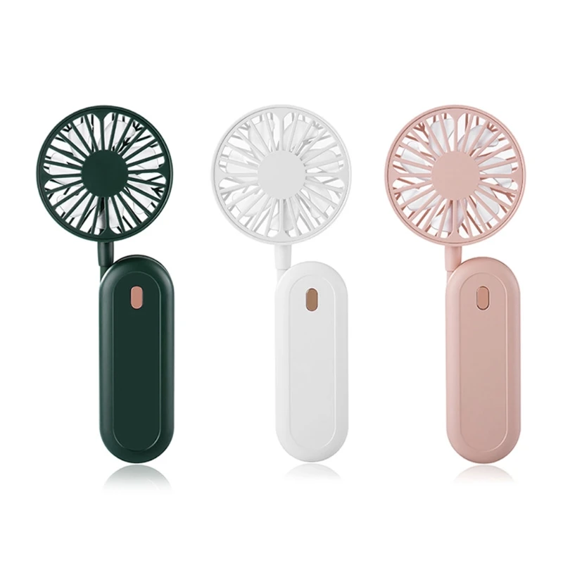 

Portable Hanging Neck Fan USB Rechargeable 3 Speed Settings Air Cooler Flexible Table Fan for Travel Home Office Use Dropship