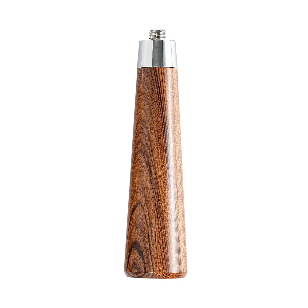 Portafilter Handle Parts Accessories Fittings Kitchen M10 Thread Replacement Solid Walnut Wood Wooden Handle 1pc