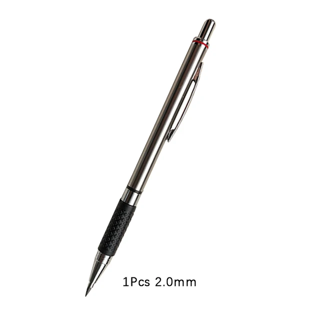 2.0mm Mechanical Pencil Set Black /Color Lead Refill 2B Automatic Pencil Students Art Sketch