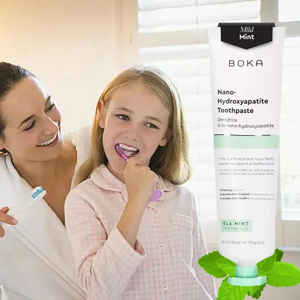 Nano-hydroxyapatite Toothpaste Whitening Mint Freshen Breath Remove Smoke Stains Non-Irritating Oral Care Nano Toothpaste