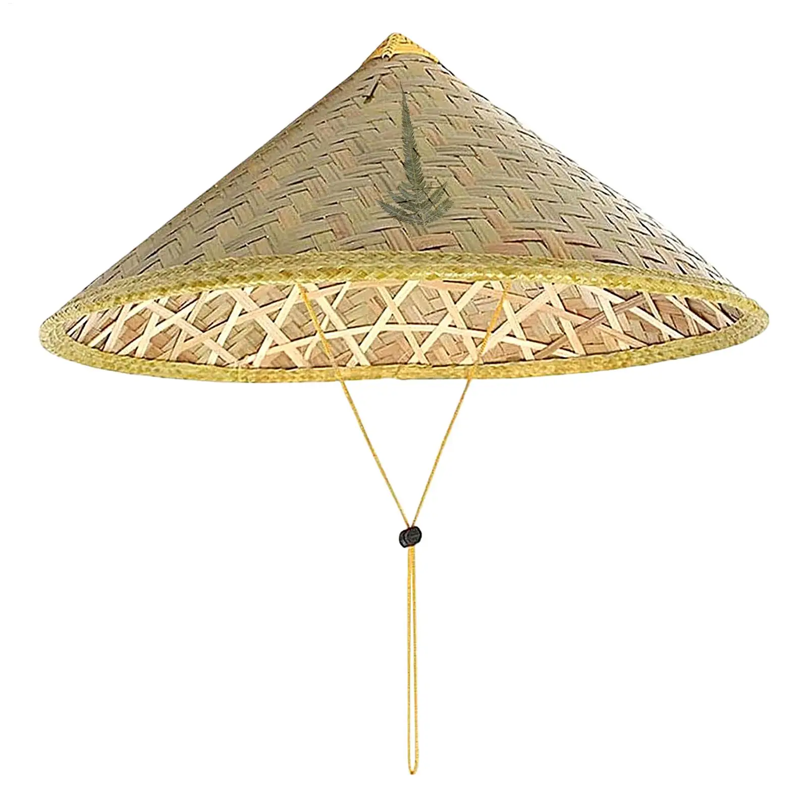 NEW Chinese Retro Bamboo Rattan Fisherman Hat Handmade Weave Straw Bucket Hat outdoor Cone Fishing Sunshade Hat
