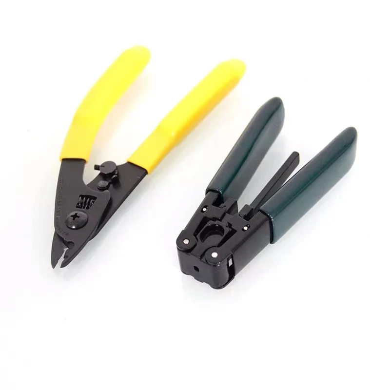 FTTH cold tool fiber Clauss two function flex wire stripper Combination set Three Port Fiber Optical Stripper Pliers
