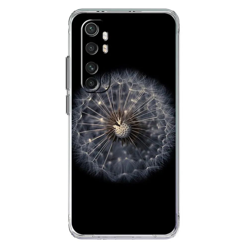 Clear TPU Phone Case with Dandelion Flower Design