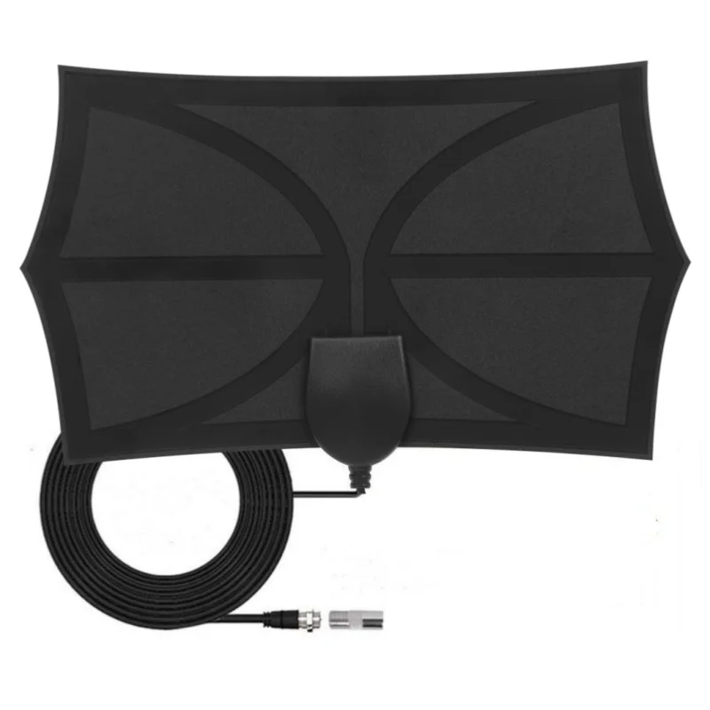 2025 New Hexagonal DVB-T and DVB-T2 Antenna with Amplifier, VHF, UHF, and FM Digital TV Antenna