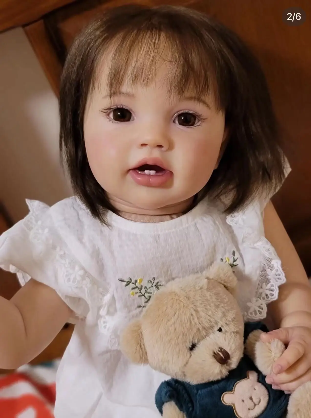 

60 CM 3D Paint Skin With Vascular Vein Soft Silicone Reborn Baby Doll Toy Lottie Girl Toddler Art Bebe Like Real Alive Kid Gif