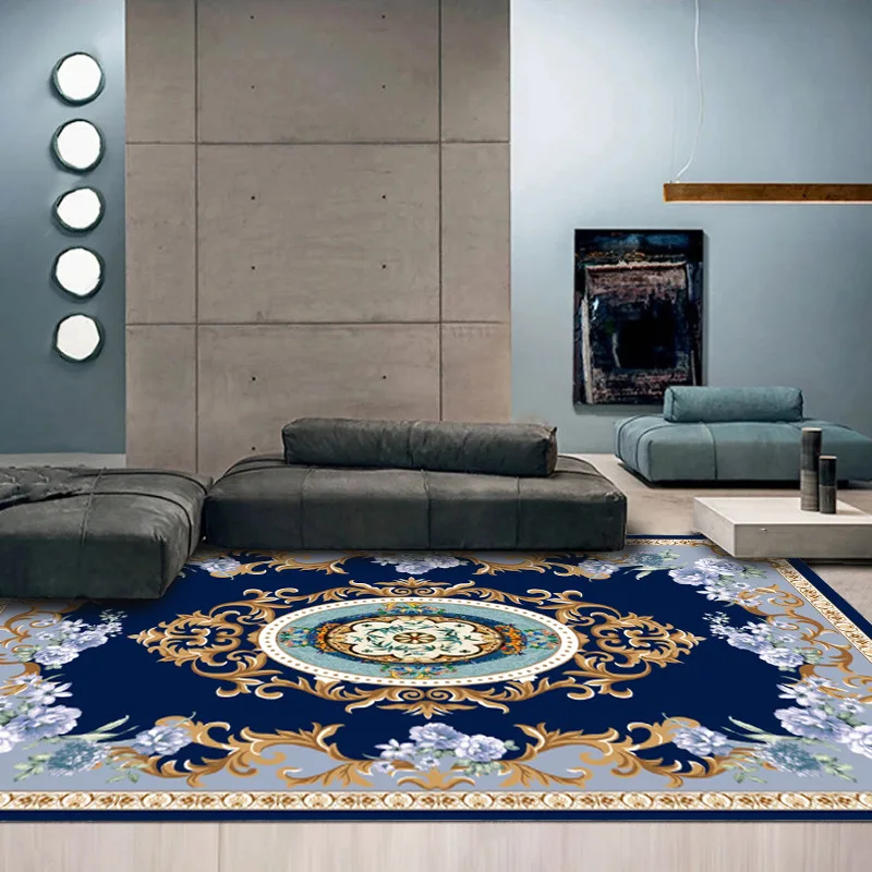 

Boho Vintage Rug for Living Room Bedroom Decor Carpet Sofa Coffee Table Floor Mat Hotel Large Area Carpets Washable Lounge Rugs