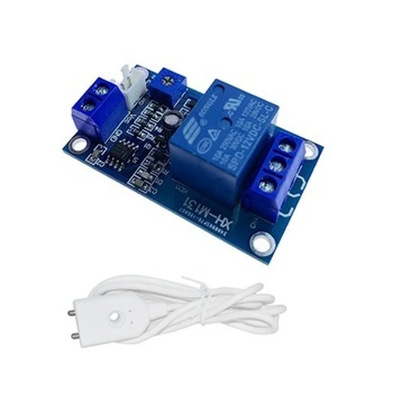 

5V 12V 24V Water Detector Relay Module Water Leakage Detection Device Water Leak Sensor Water Leakage Alarm