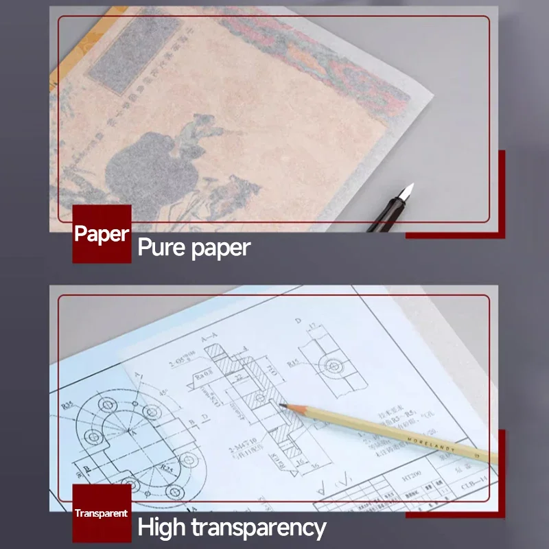 Angel Mark Translucent Copying Copy Paper For Drawing Calligraphy Craft Writing Sketching Painting Art Supplies 16K/A4/A5