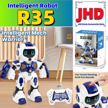 JHD Per 2025 Nuovo JJRC R35 RC Robot Programmazione Intelligente Induzione Interattiva Robot di Controllo Remoto Modello di Robot Elettrico